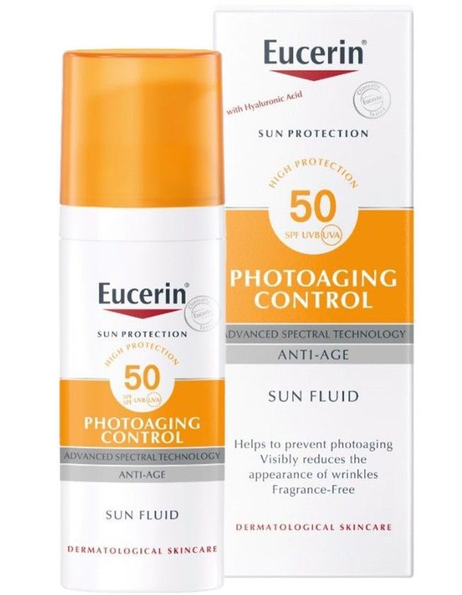 يوسيرين سائل واقي من الشمس للتحكم في علامات تقدم السن ومضاد للشيخوخة SPF50+ 50 مل يوسيرين سائل واقي من الشمس للتحكم في علامات تقدم السن ومضاد للشيخوخة SPF50+ 50 مل